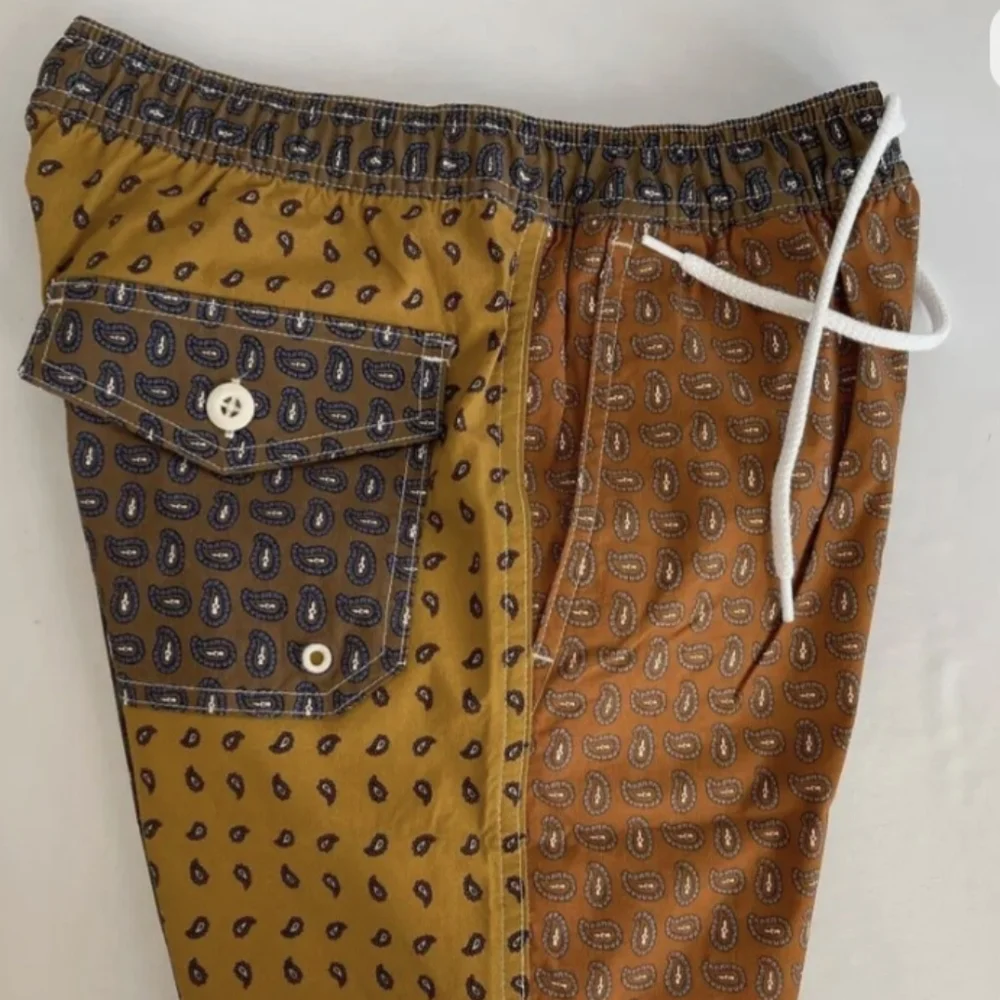 J.CREW Paisley 6 inch Swim Trunks Men's Small/Med 32-34 BNWT RETIRED $80 1 LEFT